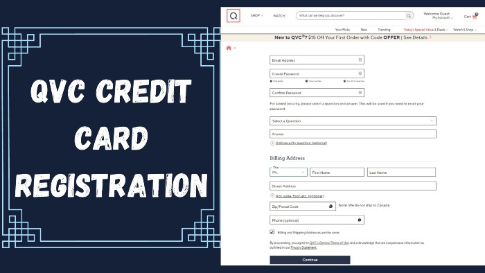 Qvc-Credit-Card-Registration